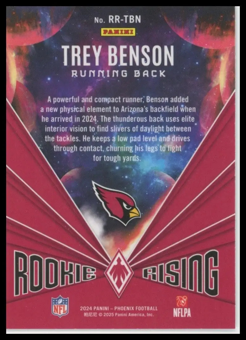 2024 Panini Phoenix - Rookie Rising Trey Benson #RR-TBN (RC)