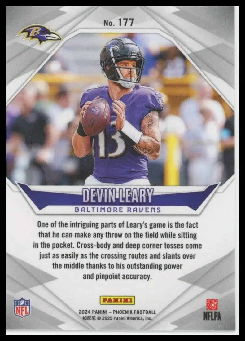 2024 Panini Phoenix - Rookies Devin Leary #177 (RC) - Football Card Single