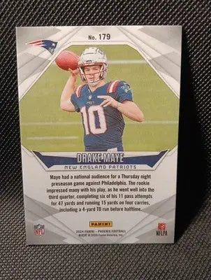 2024 Panini Phoenix - Rookies Drake Maye #179 (RC). Patriots. NRMT+ - Football Card Single