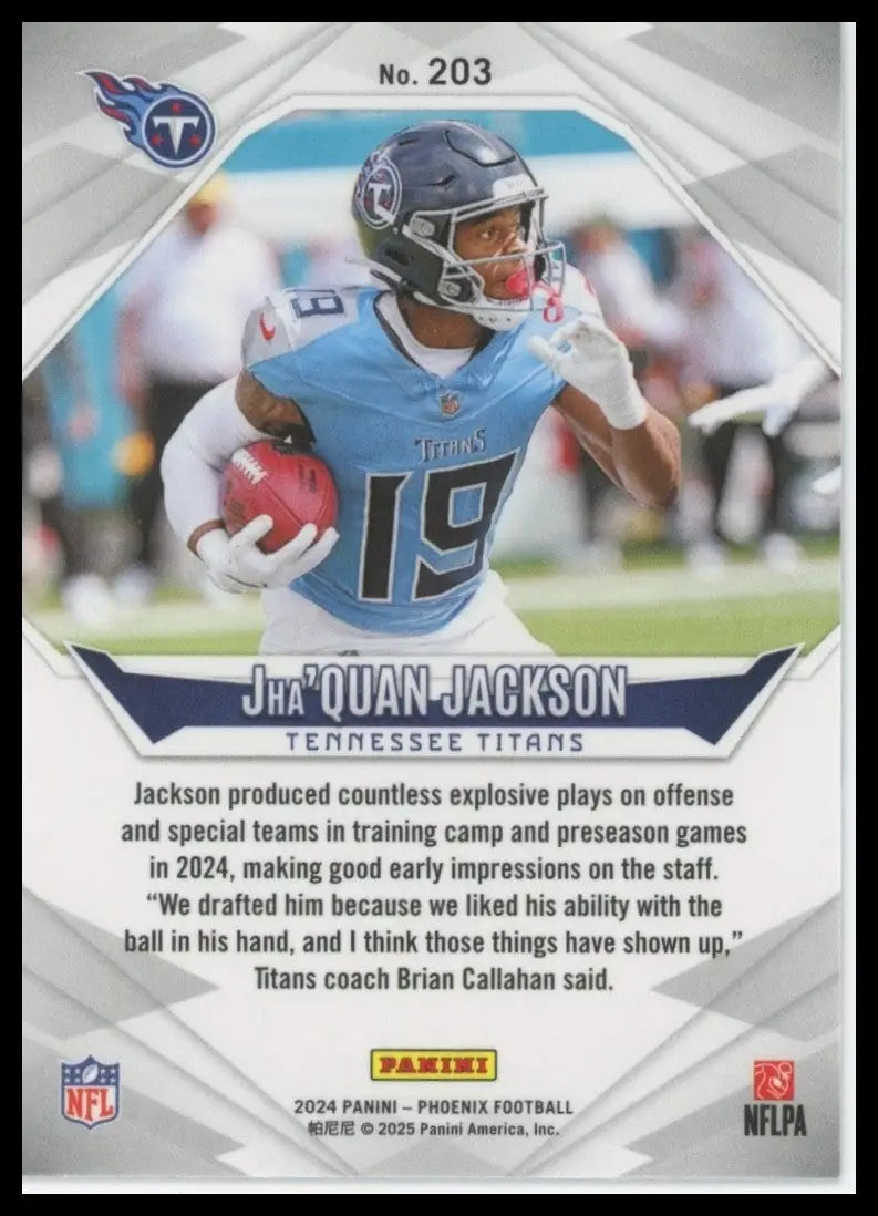 2024 Panini Phoenix - Rookies Jha’Quan Jackson #203 (RC) - Basketball Card Single