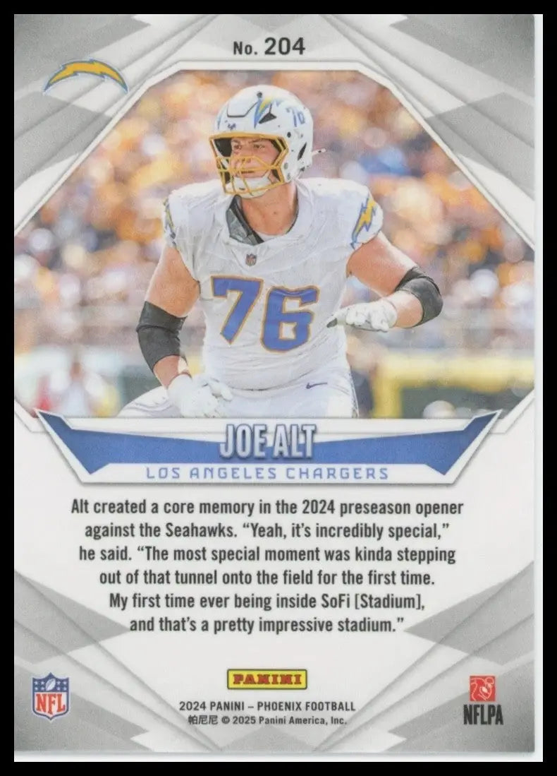 2024 Panini Phoenix - Rookies Joe Alt #204 (RC) - Football Card Single