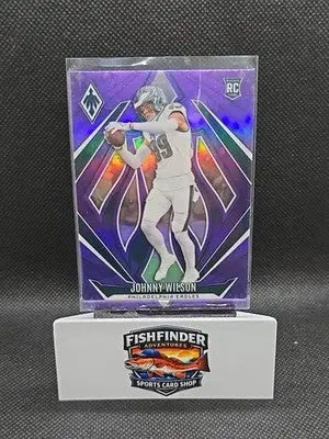 2024 Panini Phoenix - Rookies Johnny Wilson #206 Purple Fade (RC) - Football Card Single