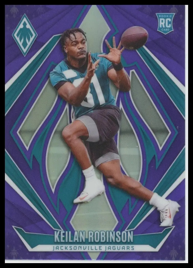 2024 Panini Phoenix - Rookies Keilan Robinson #212 Purple (RC) - Football Card Single