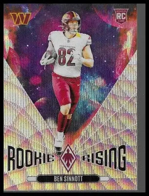 2024 Panini Phoenix #RR-BST Ben Sinnott RC Rookie Rising Wave Commanders NM