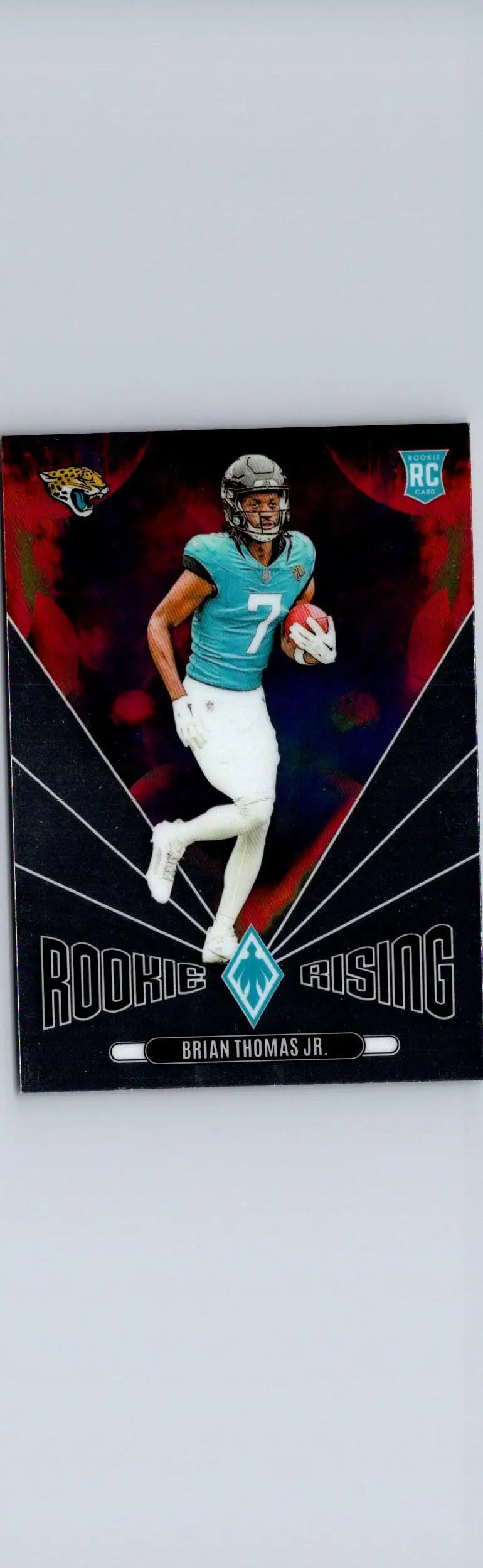 Brian Thomas Jr rookie rising stars card from 2024 Panini Phoenix series