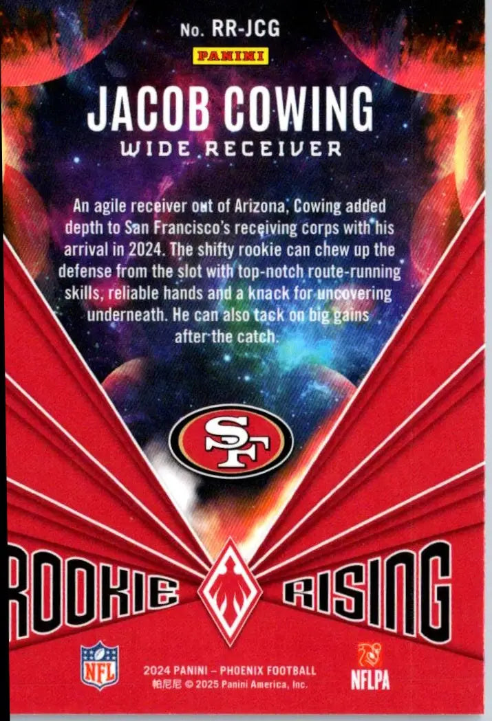 2024 Panini Phoenix #RR-JCG Jacob Cowing Rookie Rising - Football Card Single