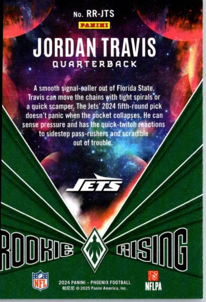 2024 Panini Phoenix #RR-JTS Jordan Travis Rookie Rising - Football Card Single
