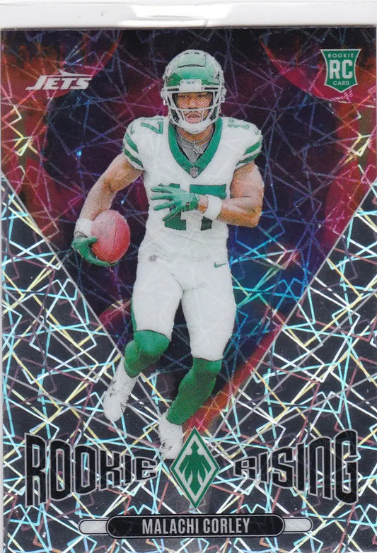 2024 Panini Phoenix #RR-MCY Malachi Corley Ice RC Rookie Rising New York Jets - Football Card Single