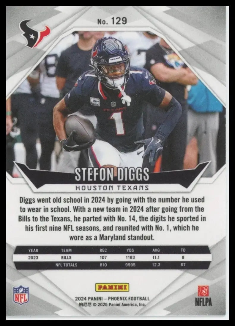 2024 Panini Phoenix - Stefon Diggs #129 - Football Card Single