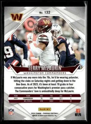 2024 Panini Phoenix Terry McLaurin #132 Washington Commanders - Football Card Single