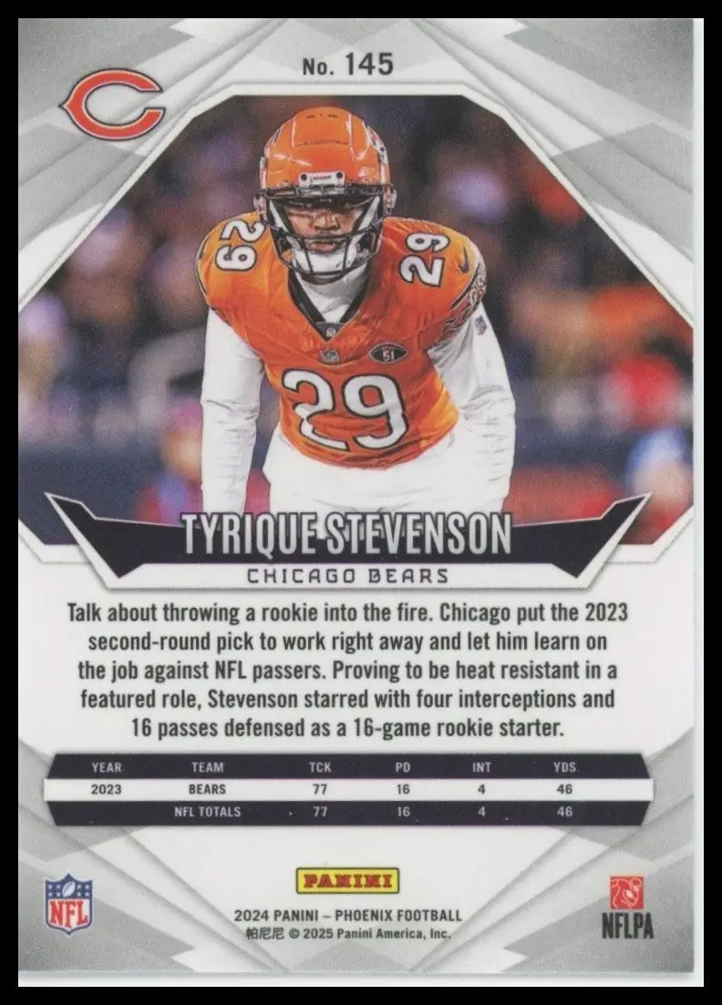 2024 Panini Phoenix - Tyrique Stevenson #145