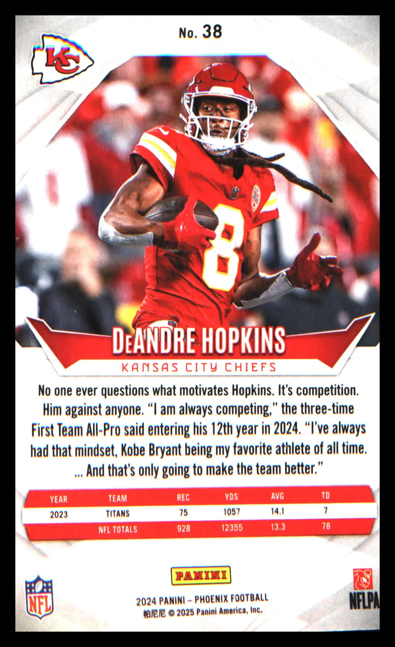 2024 Panini Phoenix Wave #38 DeAndre Hopkins
