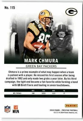 2024 Panini Prestige #115 Mark Chmura - Football Card Single