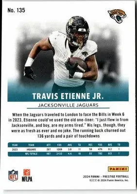 2024 Panini Prestige #135 Travis Etienne Jr. - Football Card Single