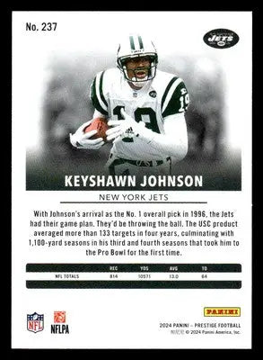 2024 Panini Prestige #237 Keyshawn Johnson - Football Card Single