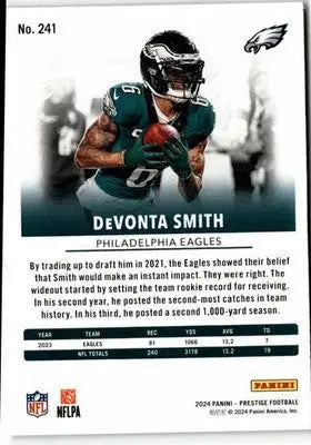 2024 Panini Prestige #241 DeVonta Smith - Football Card Single