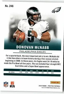 2024 Panini Prestige #246 Donovan McNabb - Football Card Single