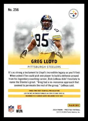 2024 Panini Prestige #256 Greg Lloyd Purple Xtra Points #/150 - Football Card Single