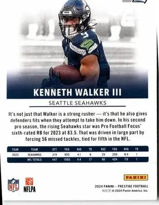 2024 Panini Prestige #266 Kenneth Walker III - Football Card Single