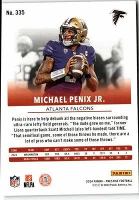 2024 Panini Prestige #335 Michael Penix Jr. - Football Card Single