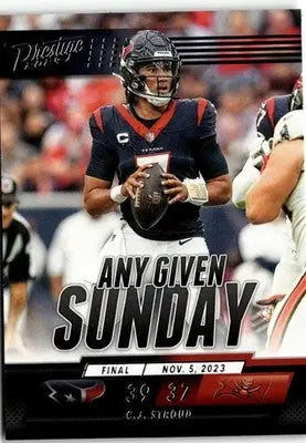 2024 Panini Prestige #AGS-CSD C.J. Stroud Any Given Sunday - Football Card Single