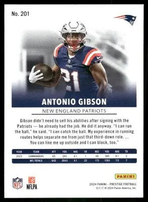 2024 Panini Prestige Antonio Gibson #201 Football - Football Card Single
