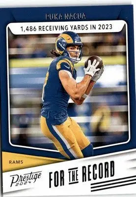 2024 Panini Prestige #FR-PN Puka Nacua For the Record - Football Card Single