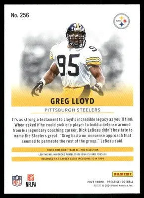 2024 Panini Prestige Greg Lloyd #256 Football - Football Card Single