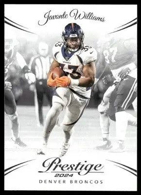 2024 Panini Prestige Javonte Williams #87 Football - Football Card Single