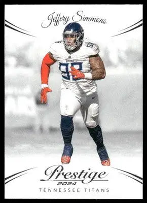 2024 Panini Prestige Jeffery Simmons #290 Football