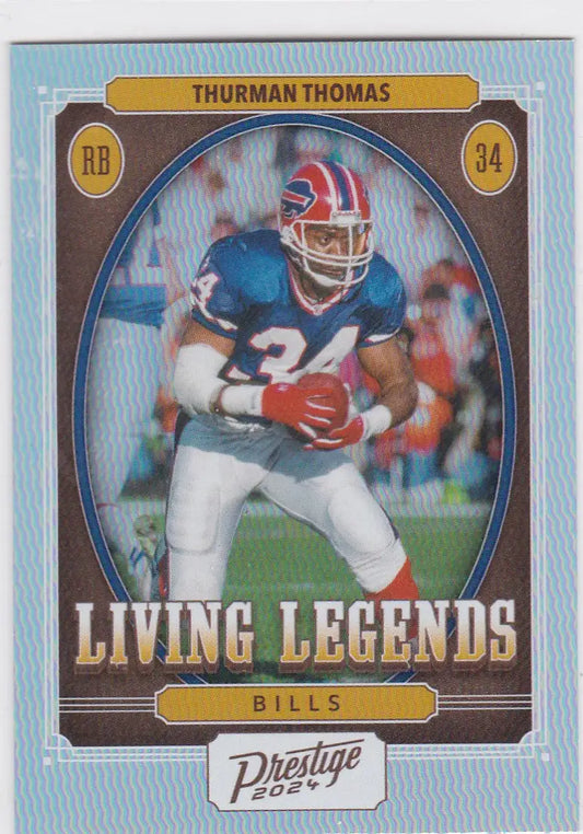 2024 Panini Prestige #LL-TTS Thurmon Thomas Living Legends Bills - Football Card Single