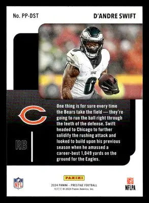 2024 Panini Prestige #PP-DST D’Andre Swift Prestigious Pros - Football Card Single