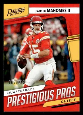 2024 Panini Prestige Patrick Mahomes II Prestigious Pros football card image