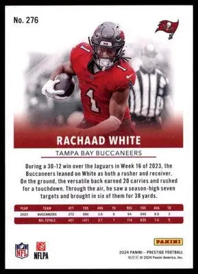 2024 Panini Prestige Rachaad White 276 Tampa Bay Buccaneers