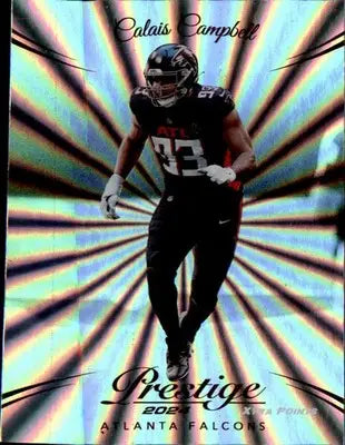 2024 Panini Prestige Sunburst Xtra Points #16 Calais Campbell - Football Card Single