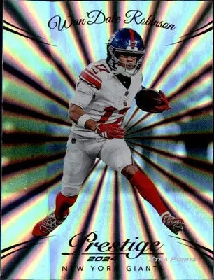 2024 Panini Prestige Sunburst Xtra Points #223 Wan’Dale Robinson - Football Card Single