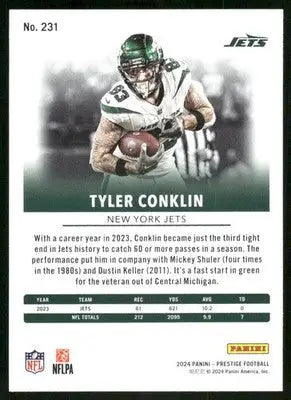 2024 Panini Prestige Tyler Conklin #231 Football - Football Card Single