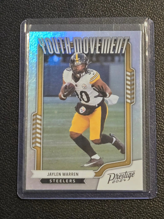 2024 Panini Prestige #YM-JWN Jaylen Warren Youth Movement - Football Card Single