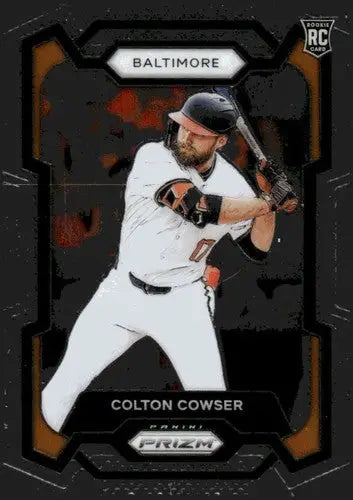 Panini Prizm Colton Cowser baseball card with original gloss Orioles 2024 edition