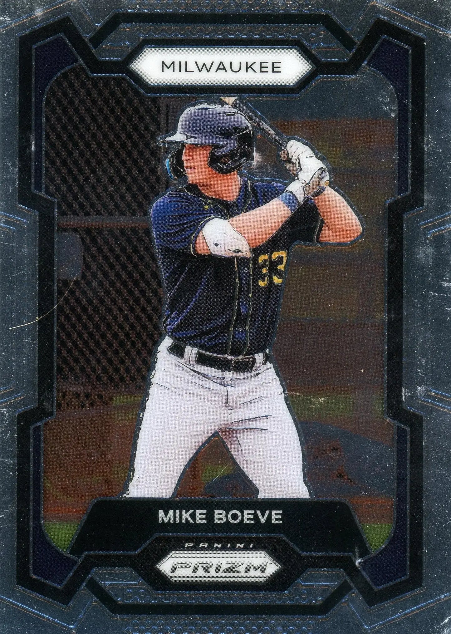 2024 Panini Prizm #107 Mike Boeve Milwaukee Brewers Prospect - Baseball Card Single