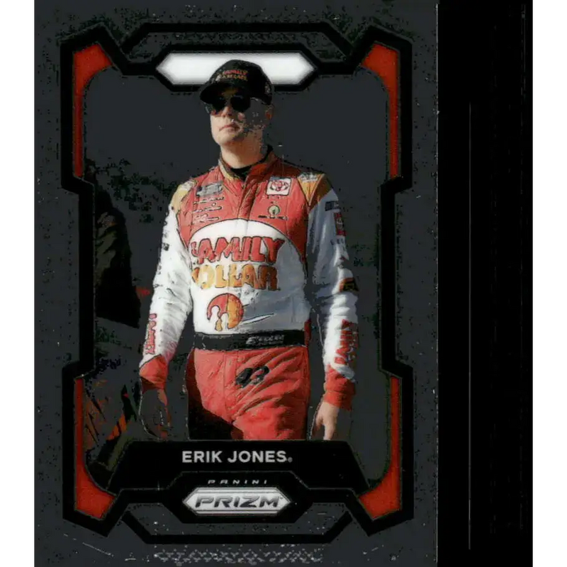 2024 Panini Prizm #12 Erik Jones NM-MT Family Dollar/Legacy Motor Club/Toyota Racing Card - Racing Card Single