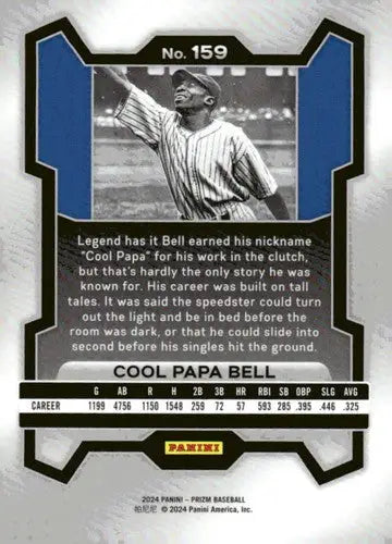 2024 Panini Prizm #159 Cool Papa Bell NM-MT ID:76533 - Baseball Card Single