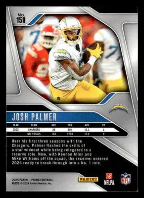 2024 Panini Prizm #159 Josh Palmer - Football Card Single