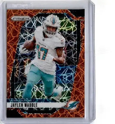 2024 Panini Prizm #178 Jaylen Waddle Lazer - Football Card Single
