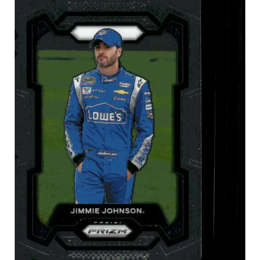 2024 Panini Prizm #18 Jimmie Johnson NM-MT Lowe’s/Hendrick Motorsports/Chevrolet Racing Card - Racing Card Single