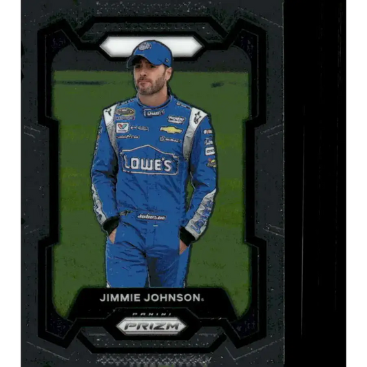 2024 Panini Prizm #18 Jimmie Johnson NM-MT Lowe’s/Hendrick Motorsports/Chevrolet Racing Card - Racing Card Single