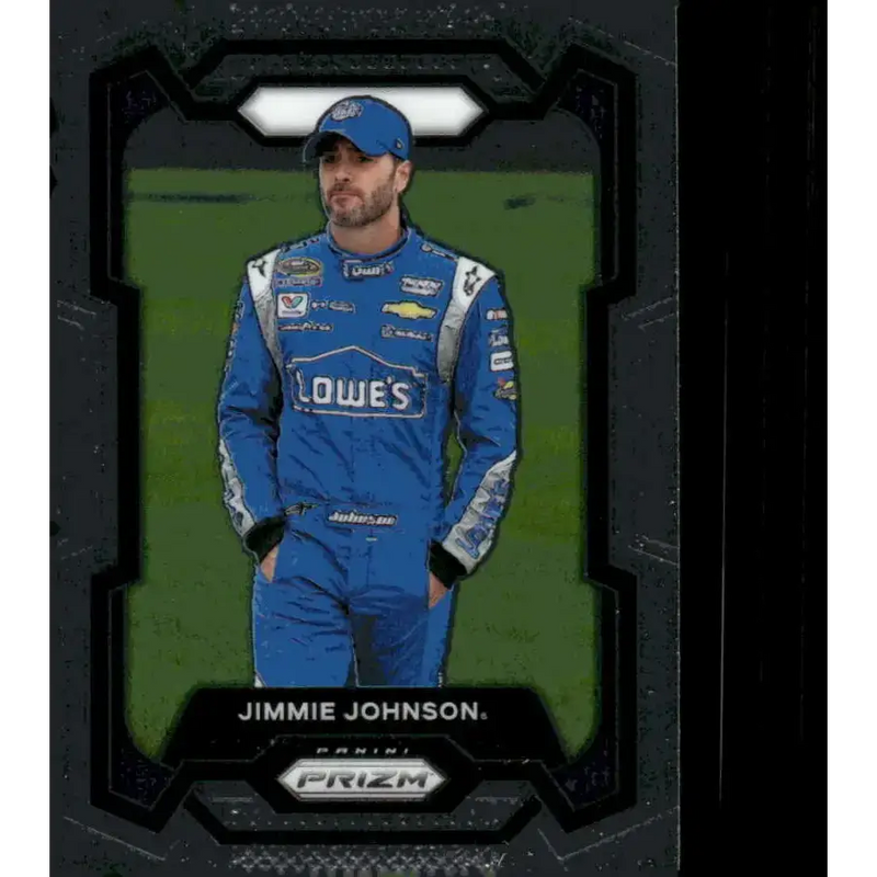 2024 Panini Prizm #18 Jimmie Johnson NM-MT Lowe’s/Hendrick Motorsports/Chevrolet Racing Card - Racing Card Single