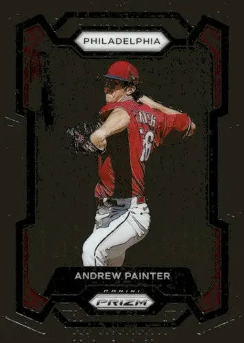 2024 Panini Prizm Andrew Painter baseball card with original gloss Philadelphia Phillies