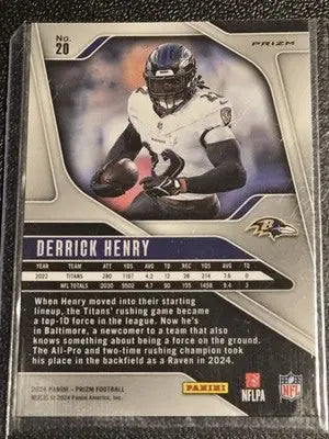 2024 Panini Prizm #20 Derrick Henry Orange Disco Prizm - Football Card Single