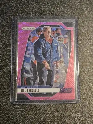 2024 Panini Prizm #221 Bill Parcells Pink Wave - Football Card Single